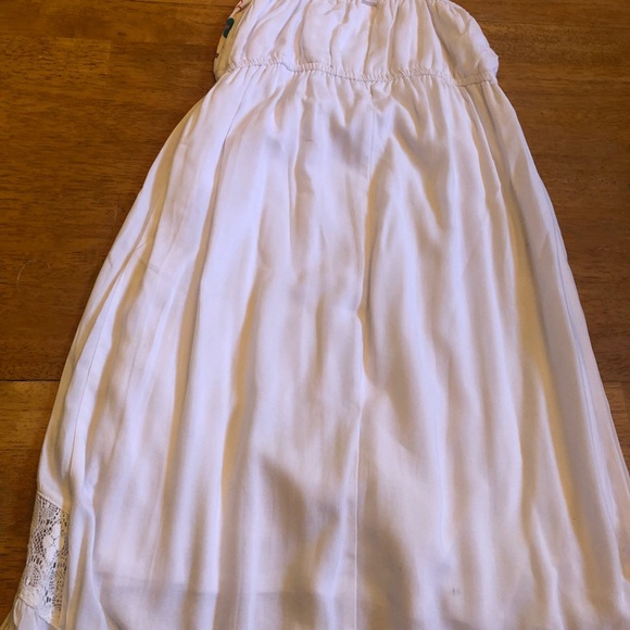 D-Signed sundress with flowers and lace Sz Large - Picture 9 of 10